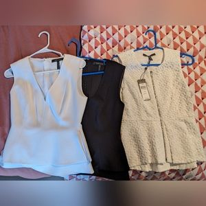 BCBG Peplum Tank Tops